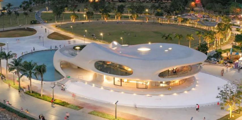 云洞图书馆—Geosheen极成点亮海口一道亮丽的文艺风景线！